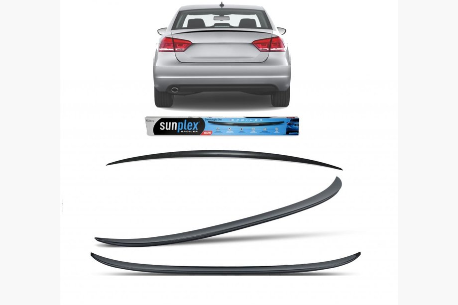 Audi A4 B9 2015-2024 Spoiler Lip (Sunplex, Czarny) Image