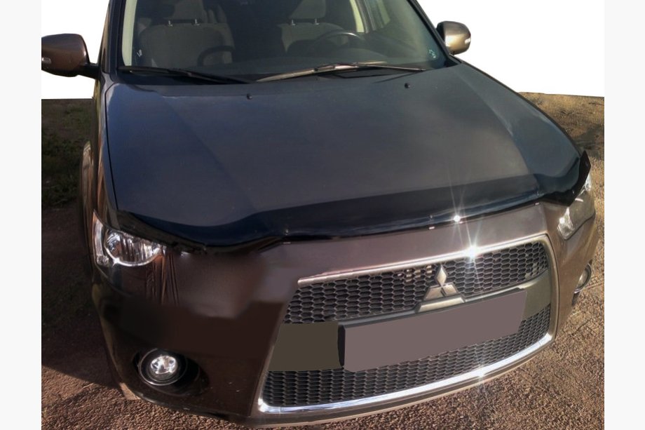 Mitsubishi Outlander 2006-2012 Deflektor Maski Dlugi 2009-2012 (SIM) Image