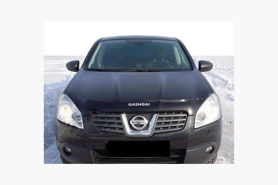 Nissan Qashqai 2007-2010 Deflektor maski z logo (SIM) Image