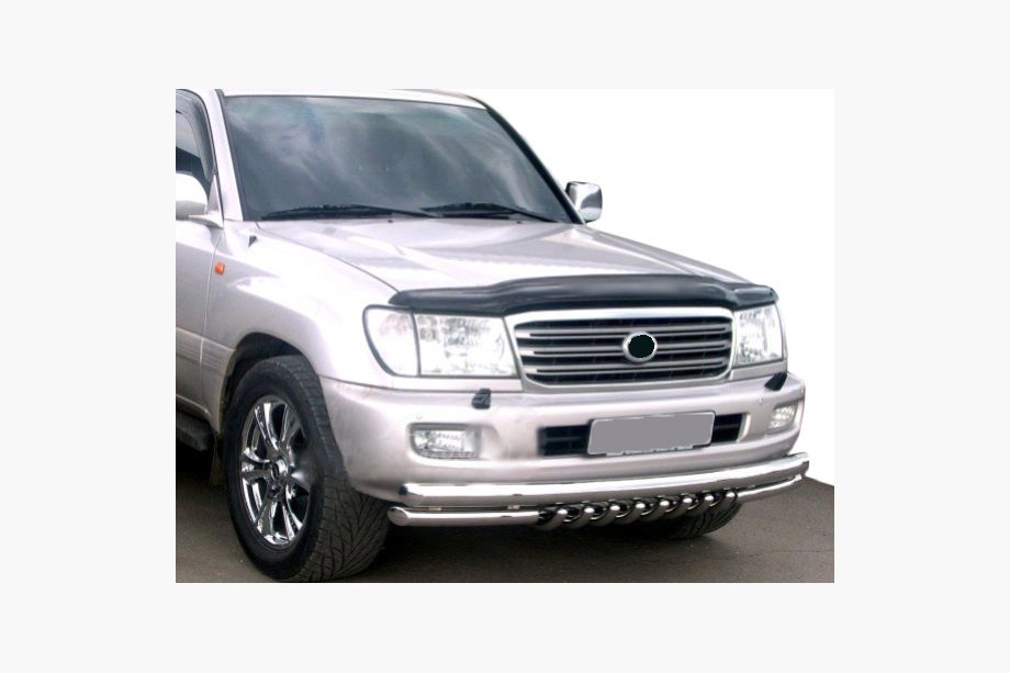 Toyota Land Cruiser 100 1998-2007 Deflektor maski z logo (SIM) Image
