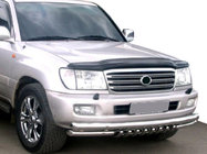 Toyota Land Cruiser 100 1998-2007 Deflektor maski z logo (SIM) zdjęcia 1