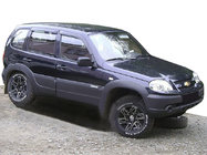 Chevrolet Niva 1998-2020 Deflektory Okien (4 szt, SIM) zdjęcia 1