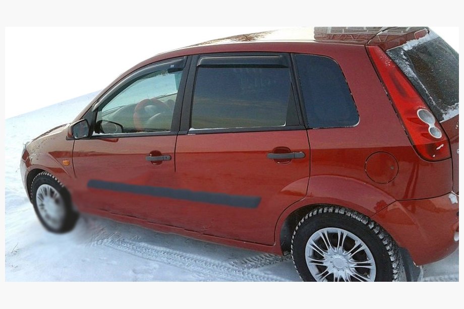 Ford Fiesta 2002-2008 Deflektory Okien (4 szt, SIM) Image