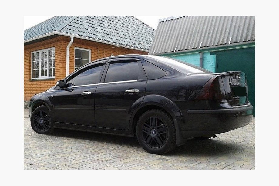 Ford Focus II 2005-2008 Deflektory Okien SD/HB (4 szt, SIM) Image