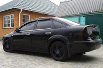 Ford Focus II 2005-2008 Deflektory Okien SD/HB (4 szt, SIM) zdjęcia 1