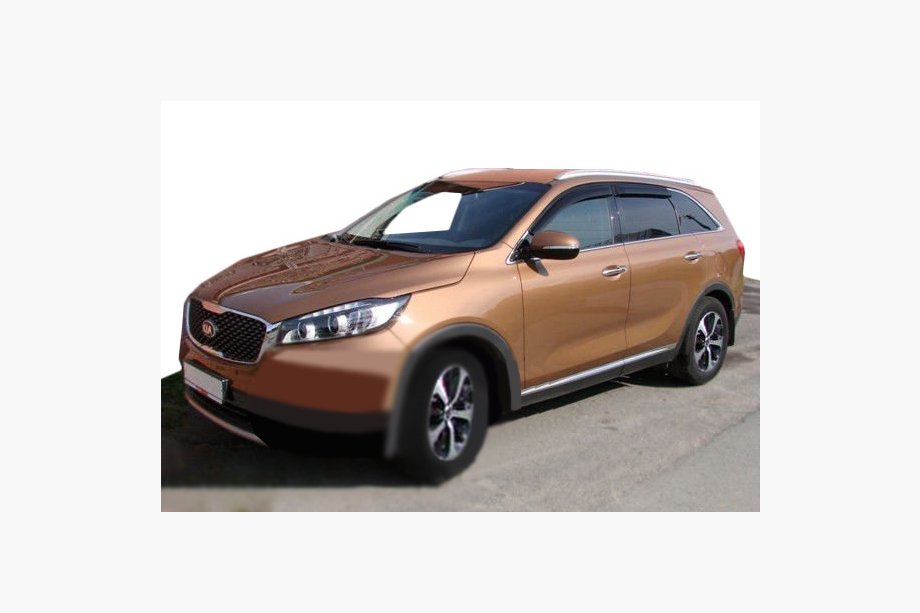 Kia Sorento III UM 2014-2020 Deflektory Okien (4 szt, SIM) Image