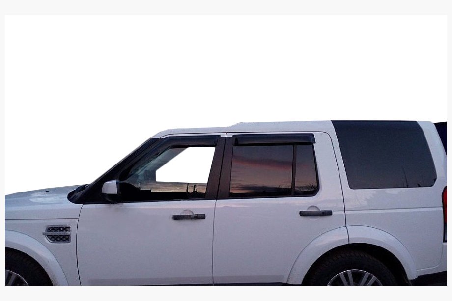 Land Rover Discovery III 2004–2009 Deflektory Okien (4 szt, SIM) Image