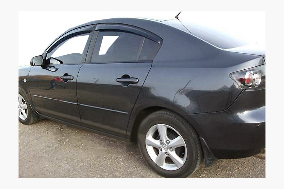 Mazda 3 2003-2009 Deflektory szyb SD (4 szt, SIM) Image