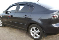 Mazda 3 2003-2009 Deflektory szyb SD (4 szt, SIM) zdjęcia 1