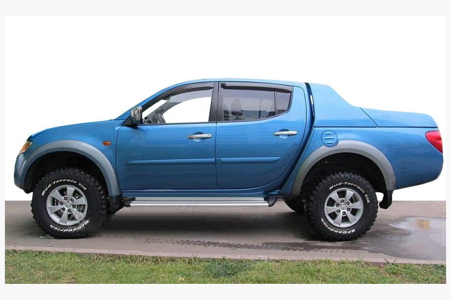 Mitsubishi L200 2006-2015 Deflektory Okien (4szt, SIM) Image