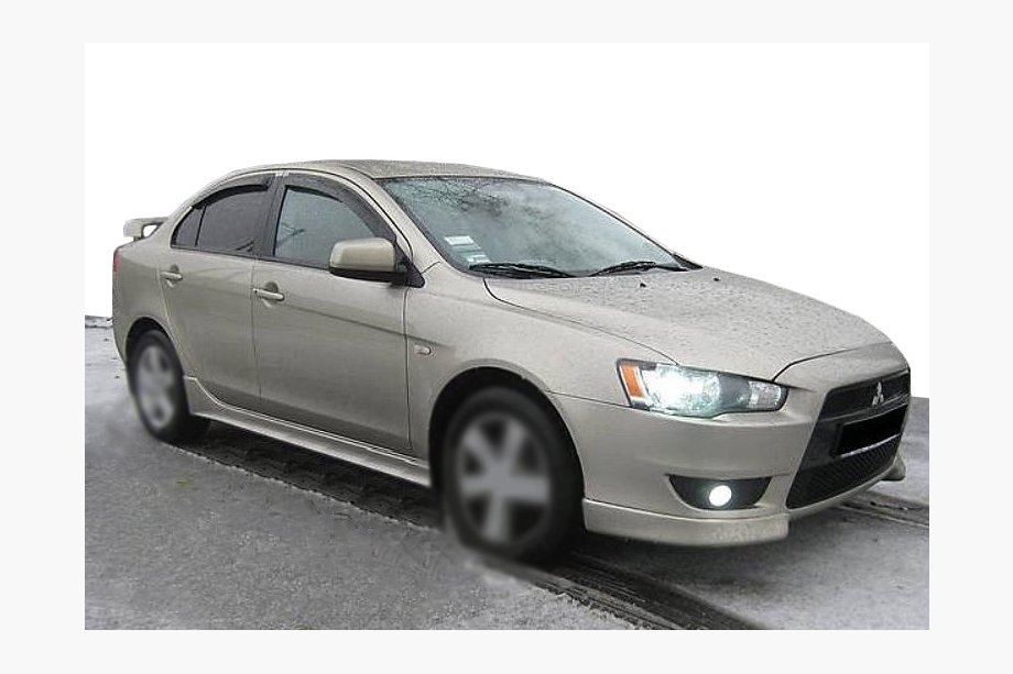 Mitsubishi Lancer X 2008- Deflektory Okien (4szt, SIM) Image