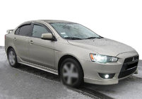 Mitsubishi Lancer X 2008- Deflektory Okien (4szt, SIM) zdjęcia 1