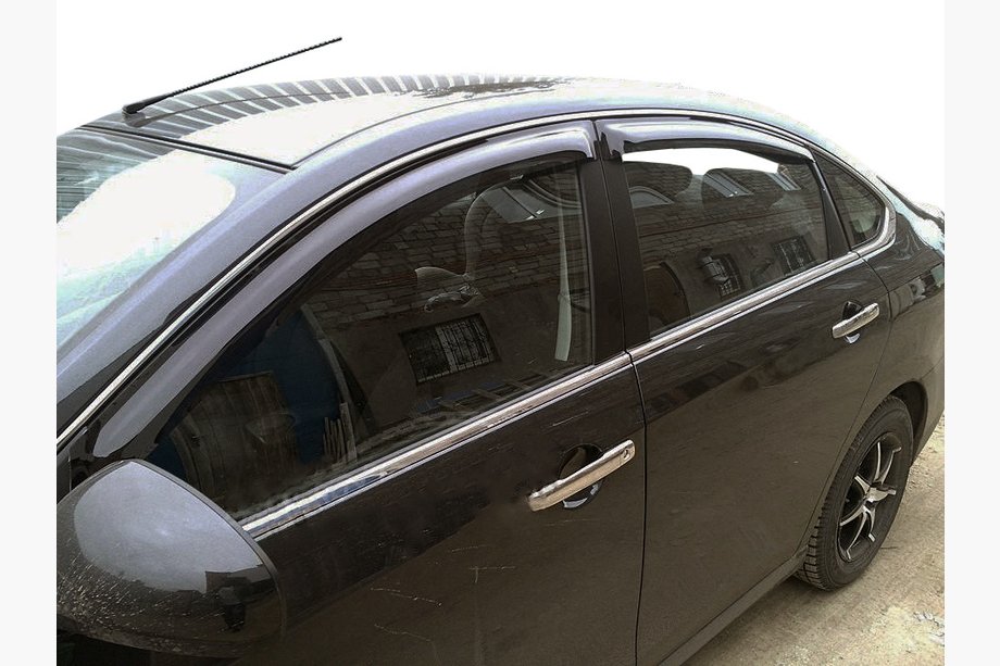 Nissan Almera N17 2012-2018 Deflektory Okien (4szt, SIM) Image
