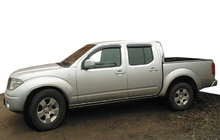 Nissan Navara 2006-2015 Deflektory Okien (4szt, SIM) zdjęcia 1