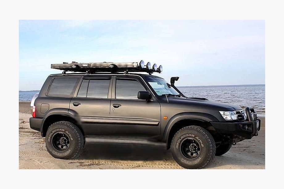 Nissan Patrol Y61 1997-2011 Deflektory Okien (4szt, SIM) Image