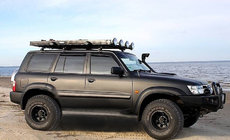 Nissan Patrol Y61 1997-2011 Deflektory Okien (4szt, SIM) zdjęcia 1