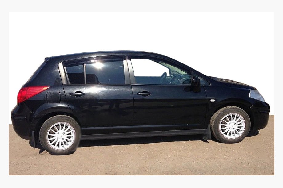 Nissan Tiida 2004-2011 Deflektory Okien HB (4 szt, ANV) Image