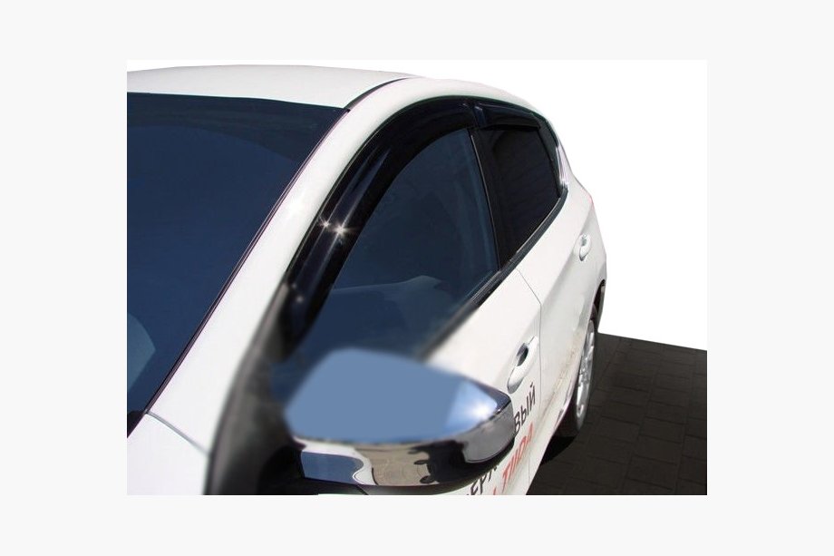 Nissan Tiida 2011-2014 Deflektory Okien HB (4szt, SIM) Image