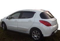 Peugeot 308 2007-2013 Deflektory Okien (4 szt, SIM) zdjęcia 1