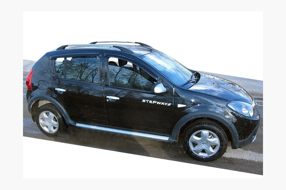 Renault Sandero 2007-2013 Deflektory Okien (4 szt, SIM) Image