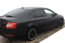 Skoda Octavia III A7 2013-2019 Deflektory Okien LiftBack (4 szt, SIM) zdjęcia 1