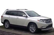 Toyota Highlander 2008-2013 Deflektory Okien (4 szt, SIM) zdjęcia 1