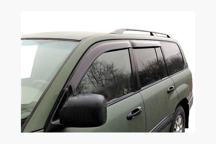 Toyota Land Cruiser 100 1998-2007 Deflektory Okien (4 szt, SIM) Image