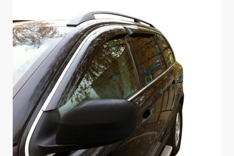 Volvo XC90 2002-2014 Chromowane owiewki szyb (4 szt, SIM) Image