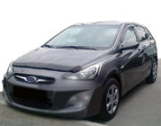 Hyundai Accent 2011-2017 Deflektor maski 2010-2014 (SIM) zdjęcia 1