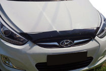 Hyundai Accent 2011-2017 Deflektor maski krotki 2010-2014 (SIM) zdjęcia 1