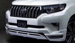 Toyota Land Cruiser Prado 150 2009-2023 Atrapa chłodnicy 2017↗ LED (Zeus Silver) zdjęcia 2