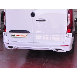 Nakładka na tylny zderzak (gruntowana do lakierowania) Mercedes Sprinter W907/W910 2018- zdjęcia 2