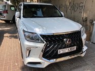 Lexus LX570/450d 2008-2022 Zderzak przedni do 2008-2015 w stylu liftingu (zagruntowany do lakierowania) zdjęcia 2