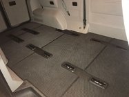 Volkswagen T5 2010-2015 Dywaniki EVA V1 (długa baza, komplet do całego wnętrza, czarne) zdjęcia 1