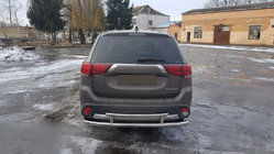 Mitsubishi Outlander 2012-2021 Pałąk Tylny AK004-2 (Stal Nierdzewna) zdjęcia 4
