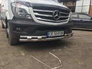 Mercedes Sprinter W906 2006–2018 Dolny pałąk przedni Shark (stal nierdzewna) 2006-2013 zdjęcia 4