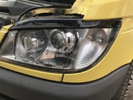 Mercedes Sprinter W901/902/903/904/905 1995–2006 Brewki na reflektory (czarne, ABS, 2000-2006) Czarny Mat zdjęcia 1