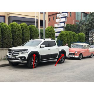 Poszerzenia nadkoli (do lakierowania) Mercedes X class 2017-2020 zdjęcia 1