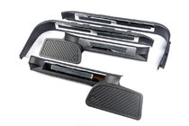 Toyota Land Cruiser 200 2007-2021 Plastikowe nakladki progowe z podswietleniem (czarne) zdjęcia 1