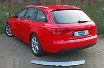 Audi A4 B8 2007-2015 Nakładka na tylny zderzak OmsaLine (AVANT, stal nierdzewna) zdjęcia 2