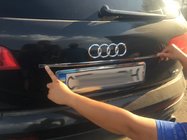 Audi Q7 2005-2015 Listwa chromowana nad tablicą rejestracyjną Carmos (stal nierdzewna) zdjęcia 1