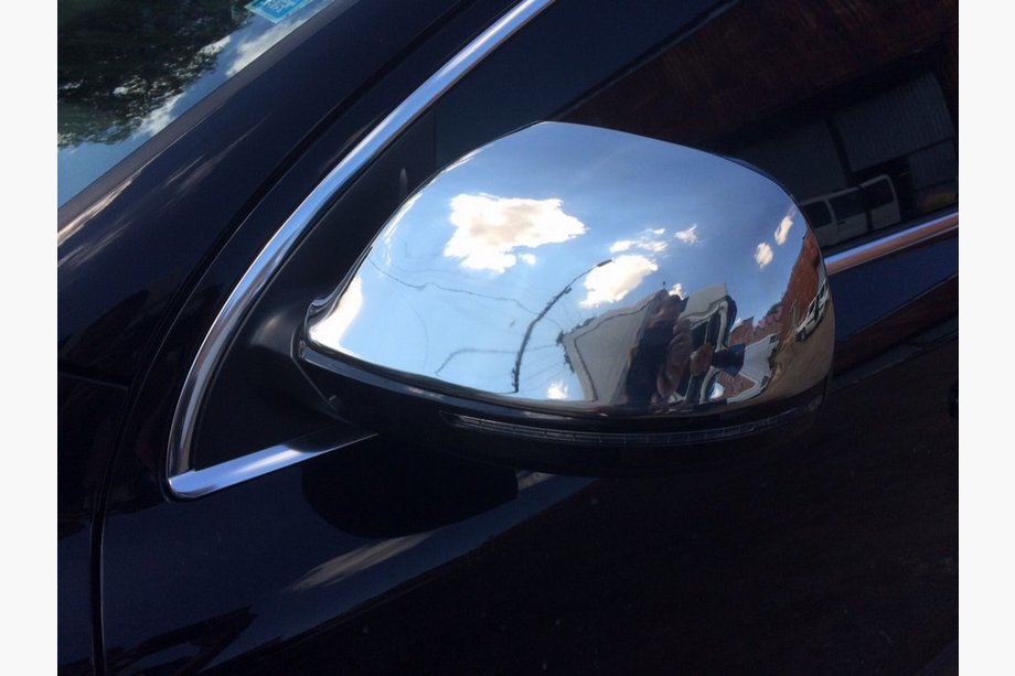Audi Q7 2005-2015 Nakładki na Lusterka (2 szt, Stal Nierdzewna) OmsaLine, Stal Nierdzewna Image