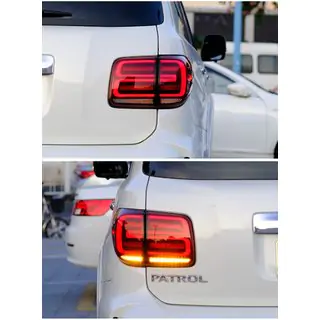 Tylne Lampy LED (RED-Sequential) Nissan Armada 2016-2024 zdjęcia 2