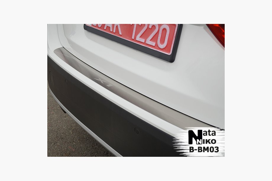 BMW X1 E84 2009-2015 Nakładka na tylny zderzak Natanika (stal nierdzewna) Image