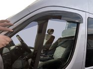Fiat Ducato 2006-2025 Deflektory Okien (2 szt, Niken) zdjęcia 8