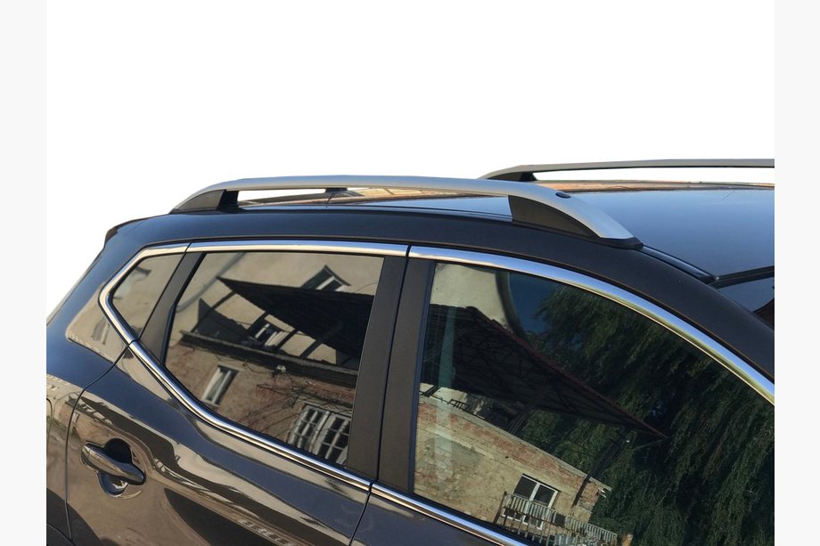Nissan Qashqai 2014-2021 Relingi Dachowe Skyport GREY Zdjęcia 3