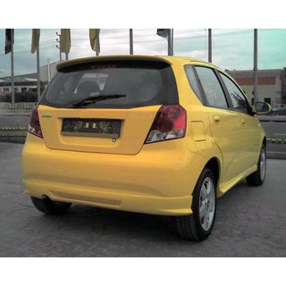 Nakładka na tylny zderzak (gruntowana do lakierowania) Chevrolet Aveo T200 2002-2008 zdjęcia 2