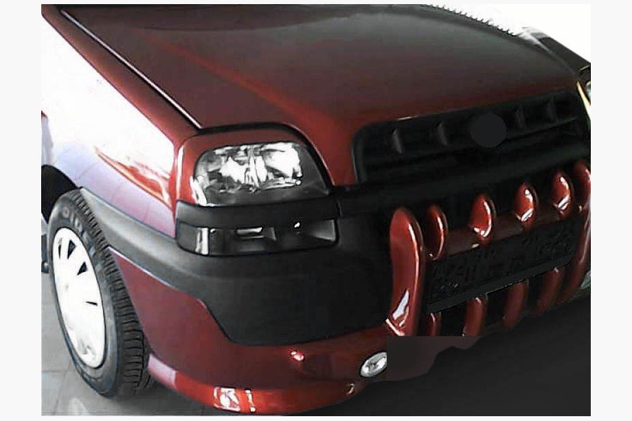 Fiat Doblo I 2001-2005 Nakładka na zderzak przedni kły (pod lakierowanie) Zdjęcia 2