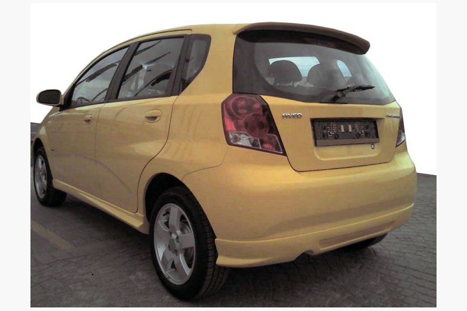 Chevrolet Aveo T200 2002-2008 Spojler (zagruntowany do malowania) Image