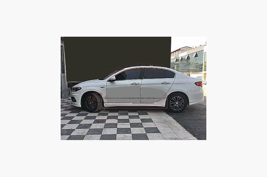 Fiat Tipo 2016- Progi boczne (zagruntowane do malowania) Image